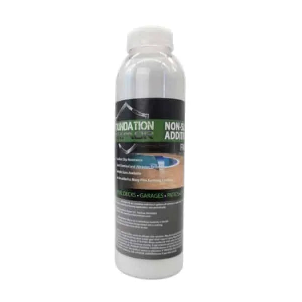 My Store Armor non-slip additive mixed into concrete, showing a textured, slip-resistant surface for enhanced safety.