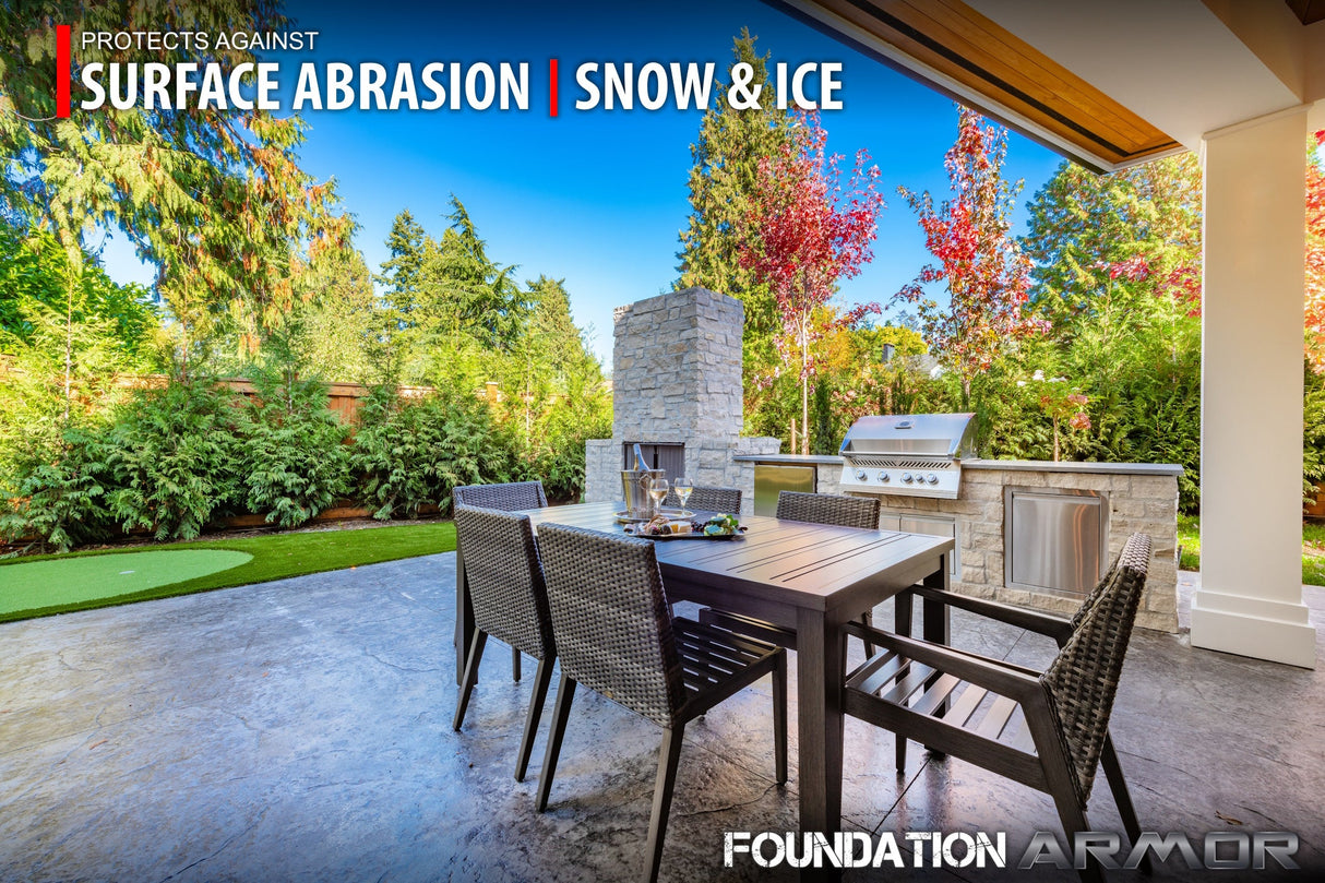 Armor AR500 surface protection plate from My Store, designed to withstand abrasion from snow and ice on surfaces.