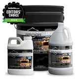Concrete sealer Armor AR500 by My Store, showcasing a durable coating applied to a foundation surface.