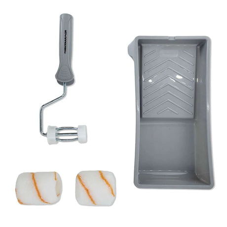 My Store foundation armor 3-inch roller kit with paint rollers and handle for smooth, even paint application.