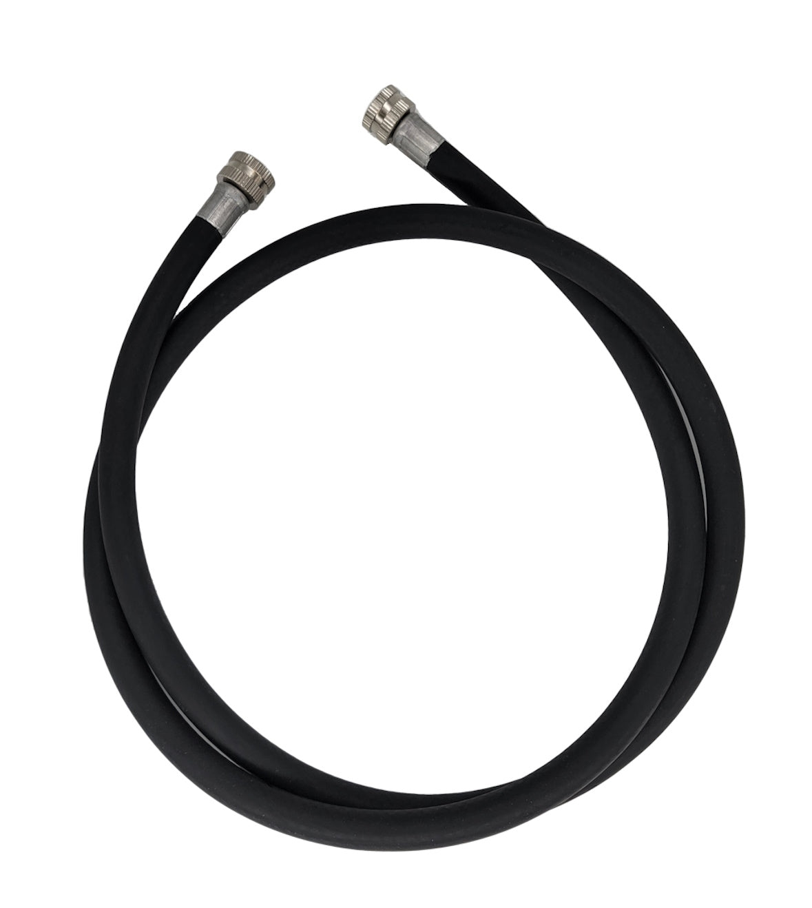 Blue armor sprayer with attached hose for gardening or pest control, featuring a durable design and ergonomic handle.